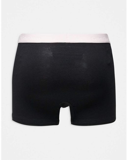 Calvin Klein Black Icon Cotton Stretch 5 Pack Relaxed Boxer Briefs for men