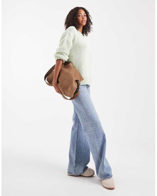 Maglione Girocollo Oversize Salvia Multiply di ASOS in Multicolor