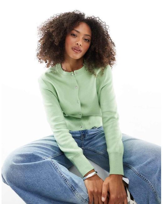 French Connection Green Nyrobi Fitted Cardigan