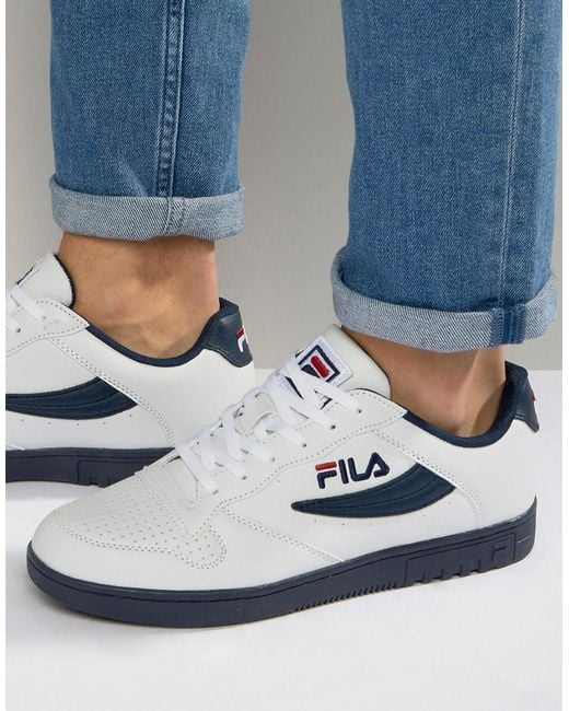 Fila White Fx-100 Low Trainers for men