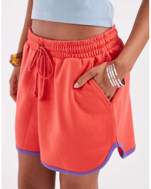 ASOS Red Runner Short