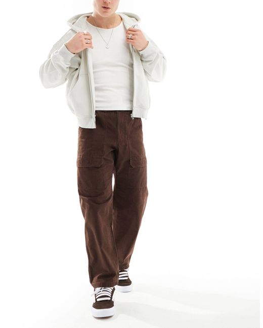 Pantalon à poches en toile - beige foncé Gramicci pour homme en coloris White