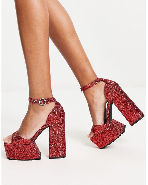 lamoda flared heel