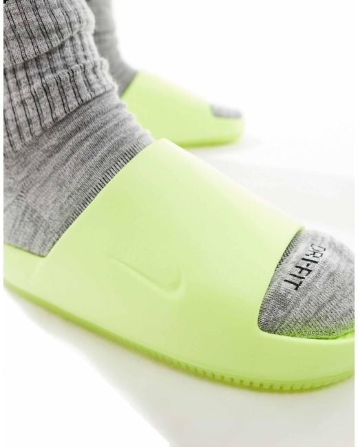 Nike Green Calm Slides Volt for men
