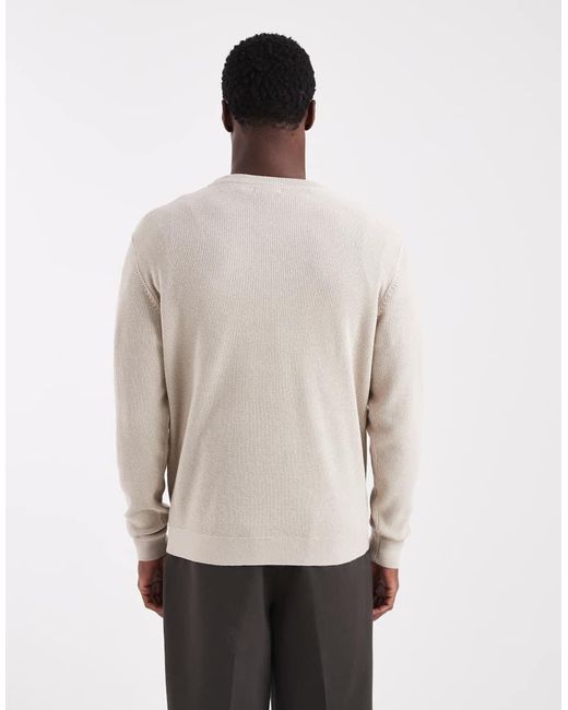 New Look Natural Jumper for men