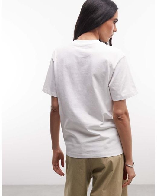 Carhartt White Bumper Sticker T-shirt