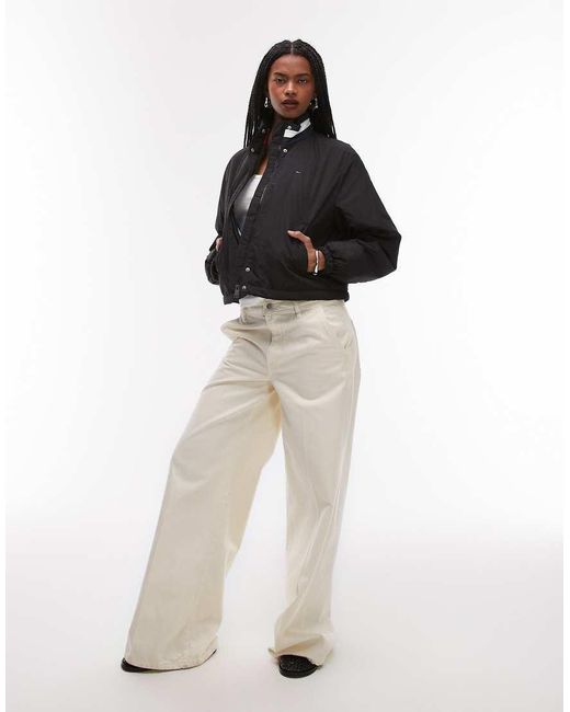 Tommy Hilfiger Black Essential Flag Logo Padded Jacket