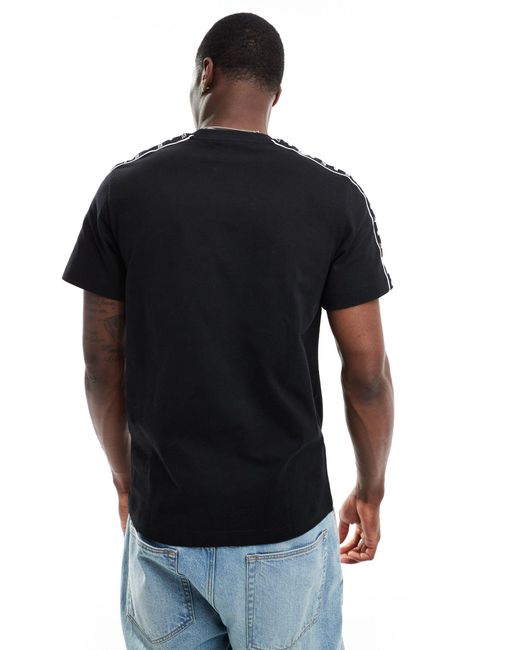Camiseta negra Lacoste de hombre de color Black