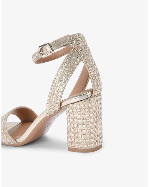 Carvela Kurt Geiger Natural Kianni Heeled Sandals