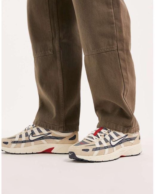 Nike Brown P-6000 Trainers for men