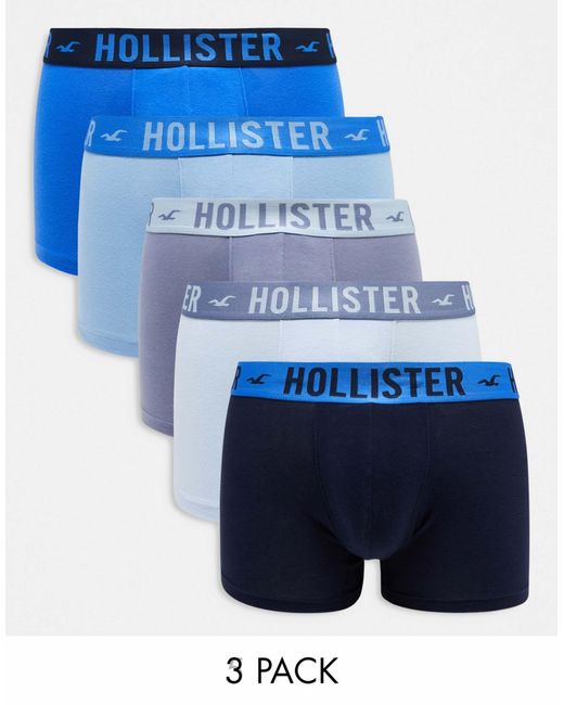 Hollister – 5er-pack unterhosen in Blue für Herren