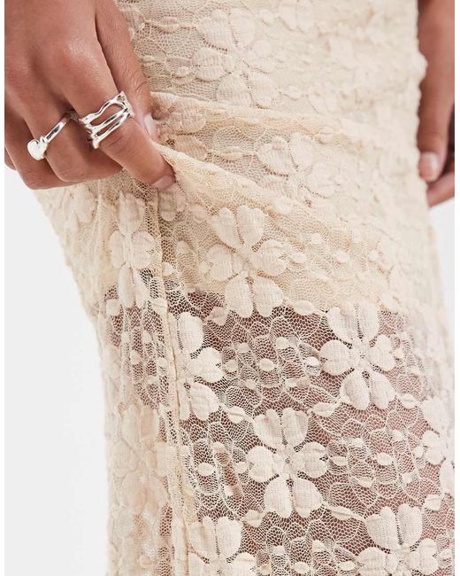 ONLY Natural Lace Skirt