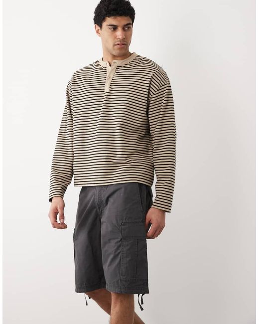 Jack & Jones Gray Cargo Shorts for men