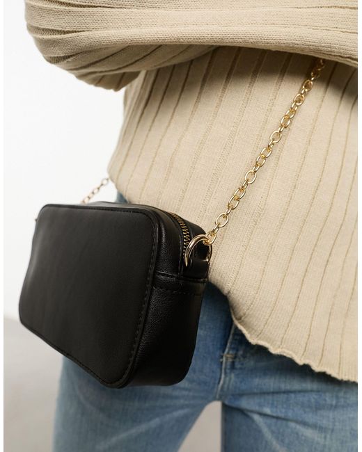 ASOS Chain Crossbody Camera Bag in Natural Lyst
