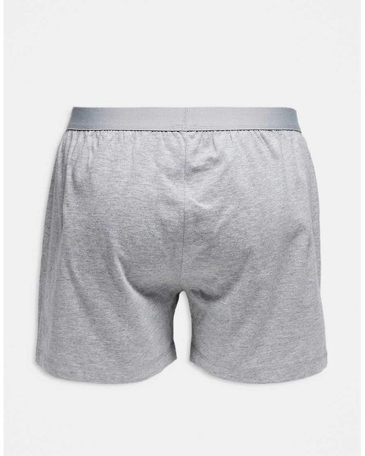 ASOS Blue 5 Pack Jersey Boxer for men