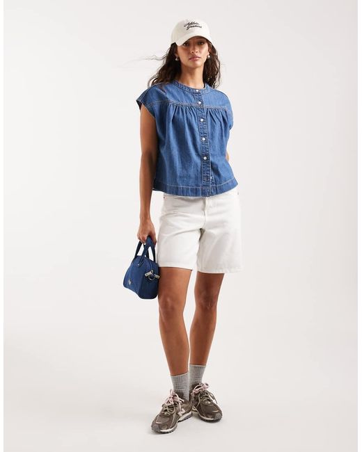 Wrangler Blue Drop Shoulder Shirt
