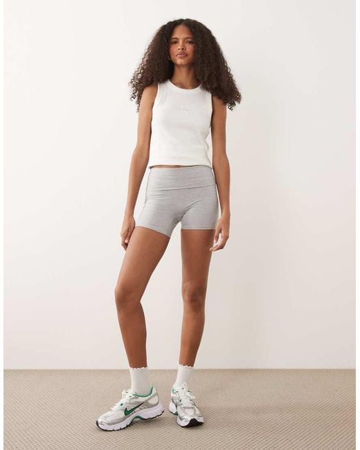 Cotton On White Ultra Soft Roll Over Short