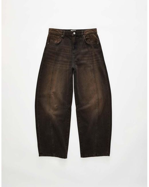 Cotton On Black Barrel Jeans