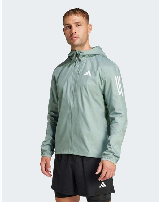 Adidas Originals Green Own The Run Jacket for men