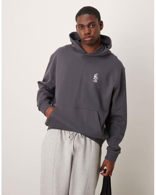 ASOS – kapuzenpullover in Gray für Herren