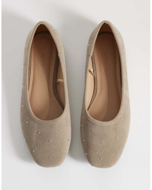 Cotton On White Frankie Ballet Pumps