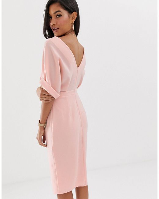 asos wiggle midi dress