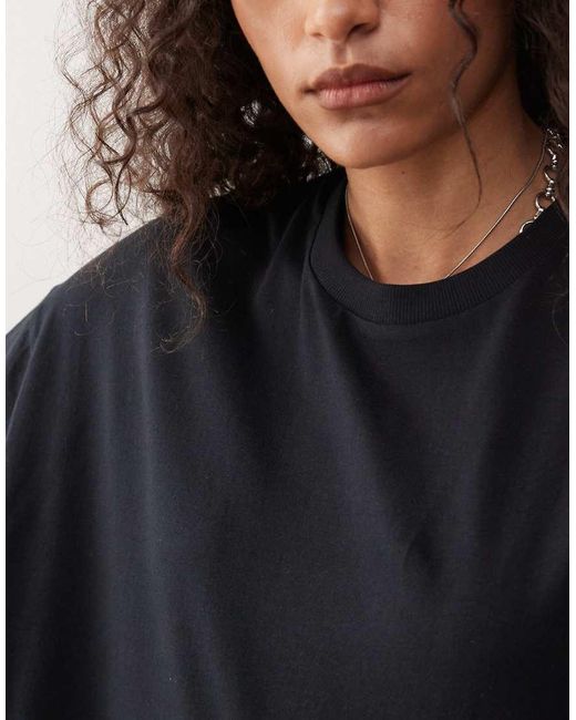 Collusion Black T-Shirt Mini Dress