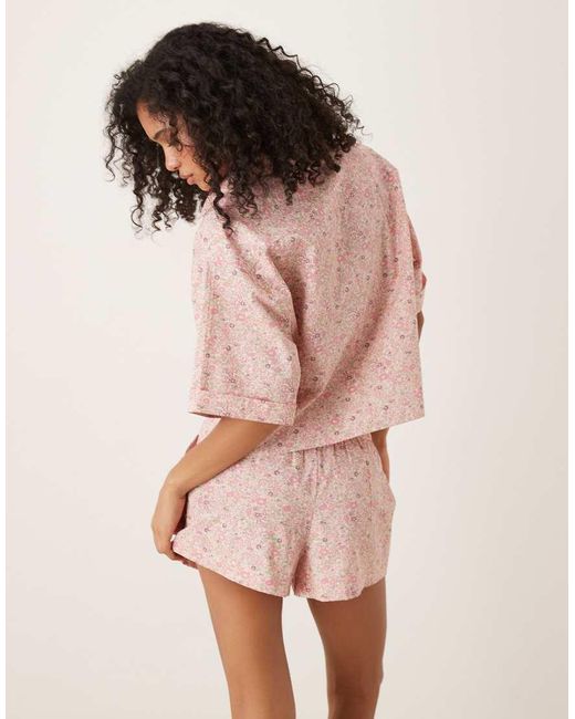 ASOS Pink Georgie Mix & Match Woven Shorts