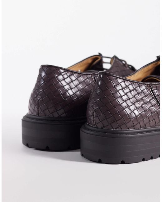 SEQWL – pier – schnürschuhe in Brown für Herren