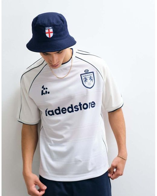 Jack & Jones Blue England Bucket Hat for men