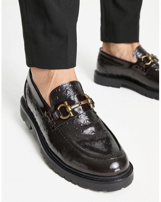 H by Hudson Exclusive Alevero Loafers in Black for Men | Lyst