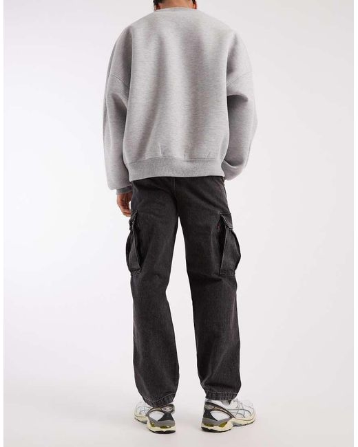 Levi's Gray Xx Cargo Straight Fit Jeans for men