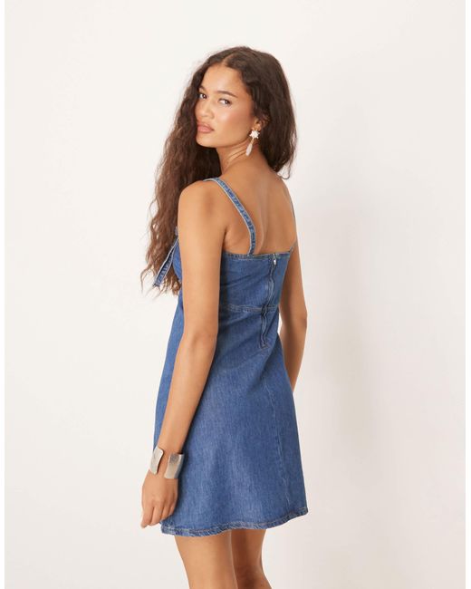 ASOS Blue – mini-jeanskleid