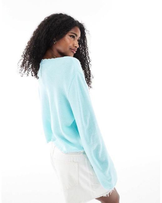 Miss Selfridge Blue – strickjacke