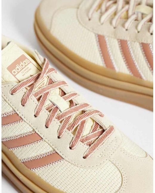 Adidas Originals White Gazelle Bold Trainers