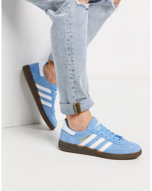 adidas spezial blue trainers