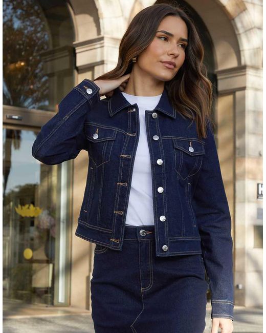 Threadbare Blue 'Rome' Classic Denim Jacket