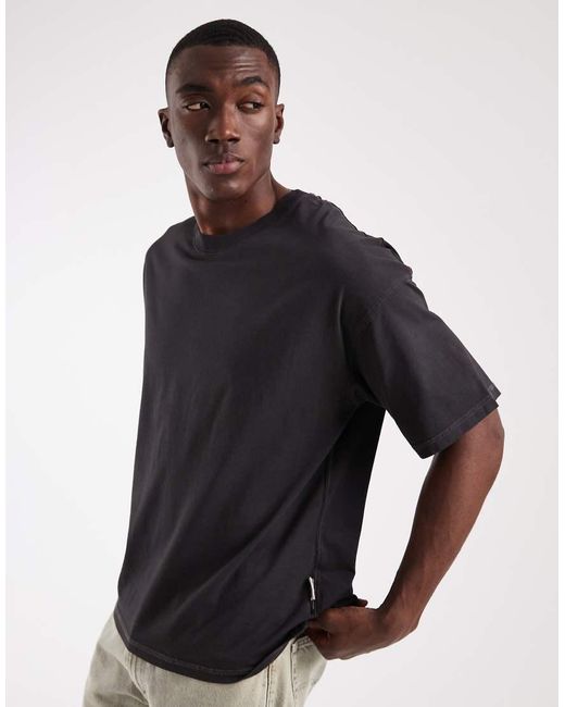 Jack & Jones Gray Washed T-shirt for men