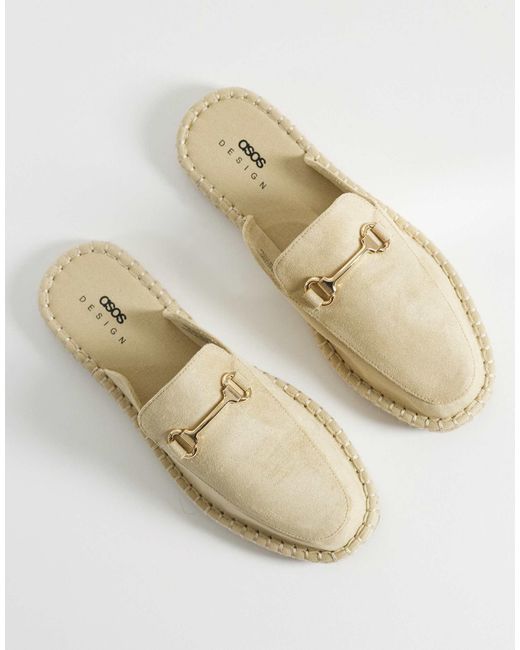 ASOS Natural Mule Espadrilles for men