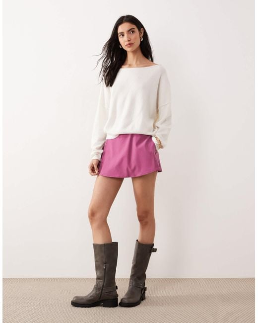 Free People Pink See Me Pullover