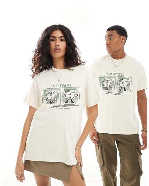 PRNT White X Wu-Tang Clan Dream To Make Cream Relaxed Fit T-Shirt