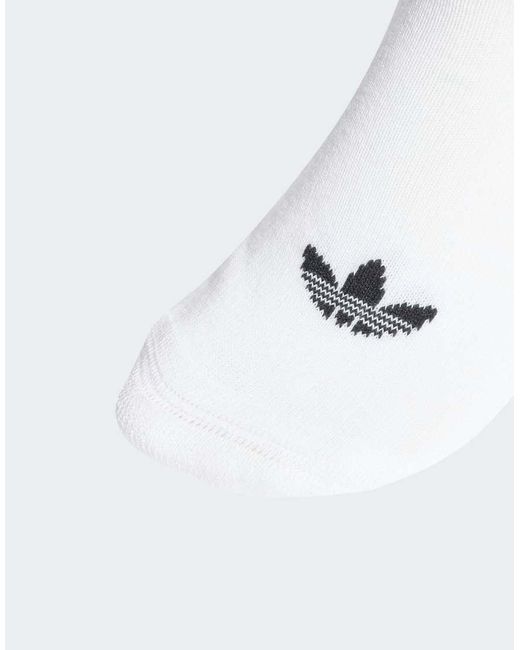 Adidas Originals Set Van 2 Paar 03-Kwart Sokken 3-Stripes in het White