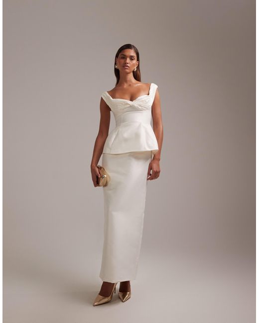 Robe ASOS en coloris Brown