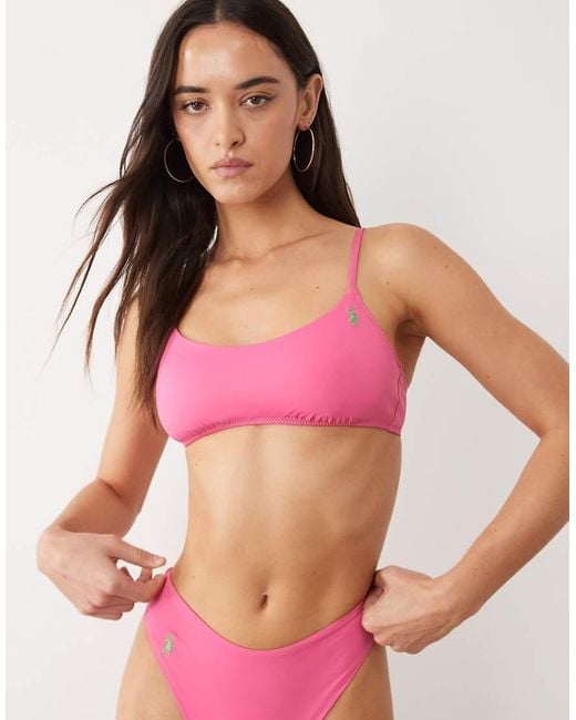 Polo Ralph Lauren Pink Colour Shop Kennedy Bralette