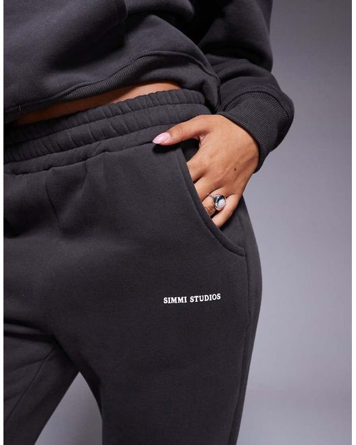 SIMMI Blue Colby Essentials Flared Joggers