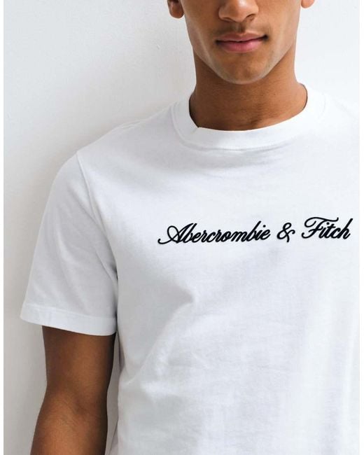 Abercrombie & Fitch Blue 3 Pack Script Logo T-shirt for men