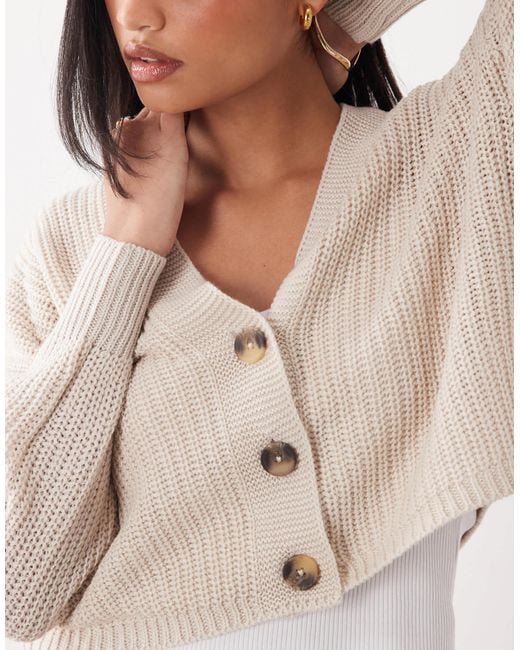 ONLY White Knitted Cardigan