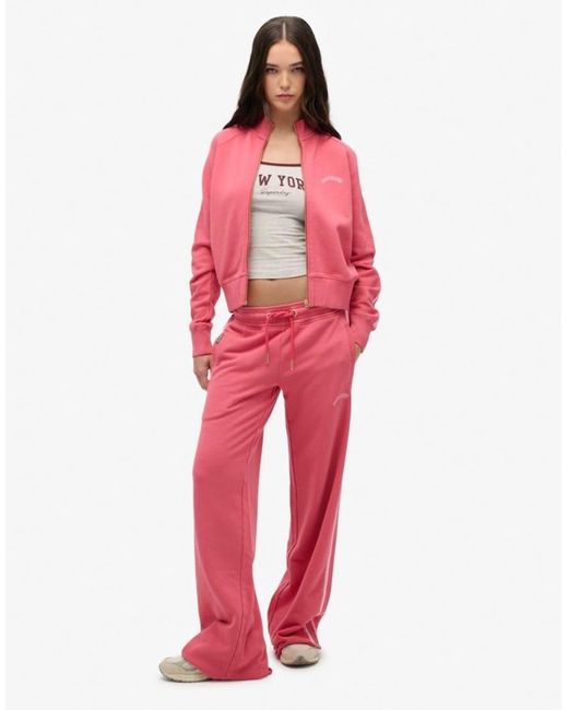 Superdry Red Essential Logo Track Top