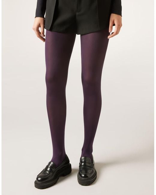 Calzedonia Purple 50 Den Total Comfort Soft Touch Tights