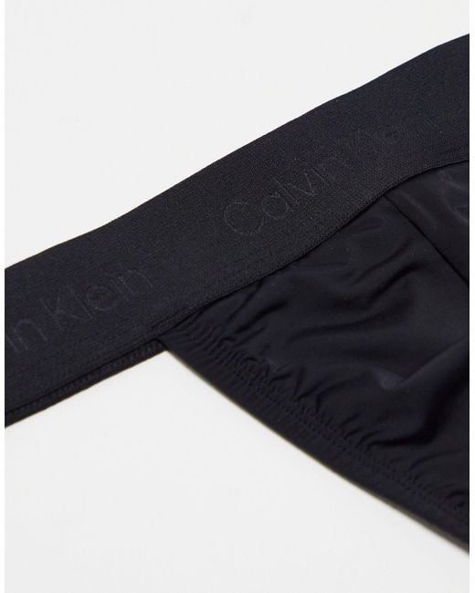 Calvin Klein Black Sculpt Lace Thong for men